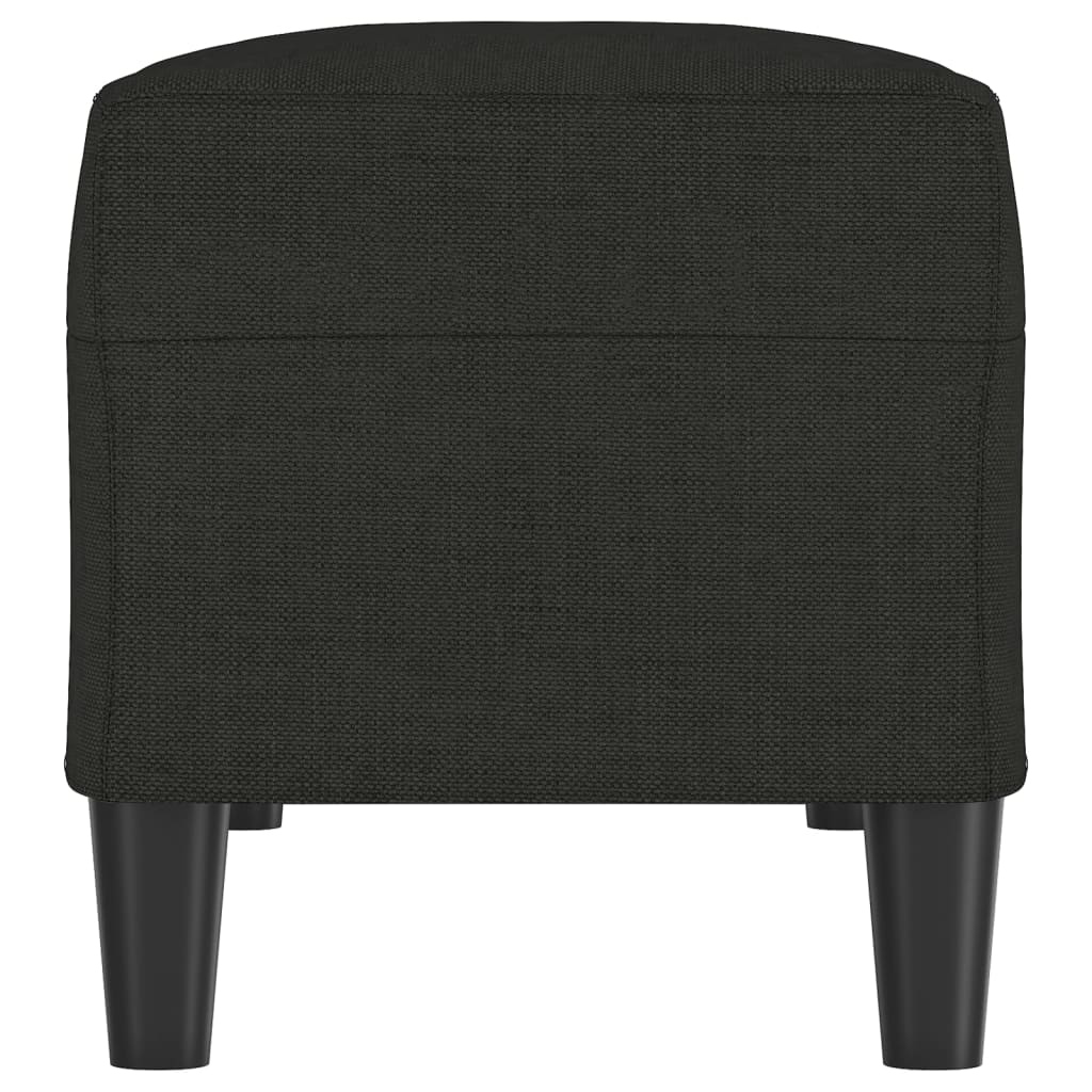 Panca Nera 100x35x41 cm in Tessuto 349411