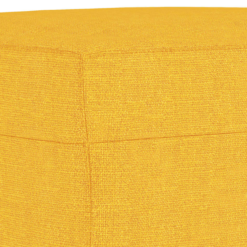 Panca Giallo Chiaro 100x35x41 cm in Tessuto 349412