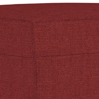 Panca Rosso Vino 100x35x41 cm in Tessuto 349413