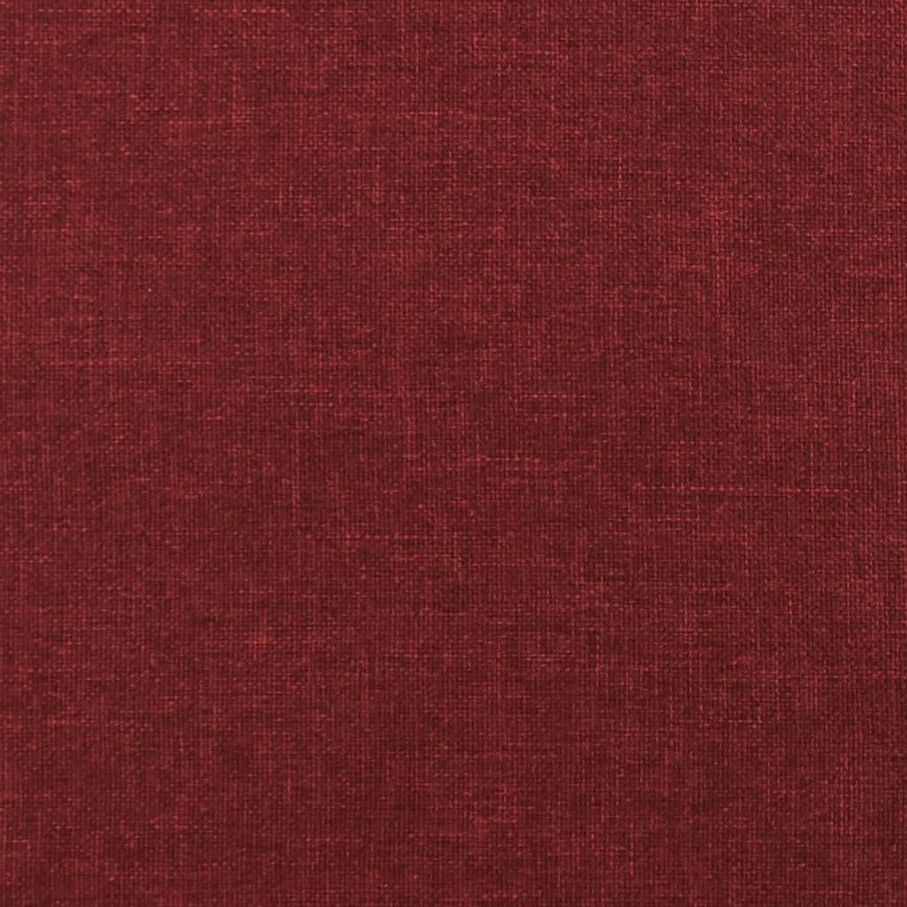 Panca Rosso Vino 100x35x41 cm in Tessuto 349413