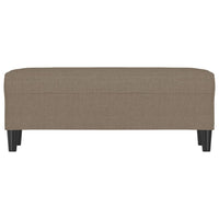 Panca Tortora 100x35x41 cm in Tessuto 349414