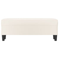 Panca color crema 100 x 35 x 41 cm sintetica 02_0010616