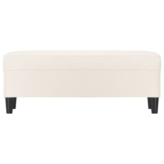 Panca color crema 100 x 35 x 41 cm sintetica 02_0010616