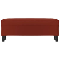 Panca Rosso Vino 100x35x41 cm in Similpelle cod mxl 64923