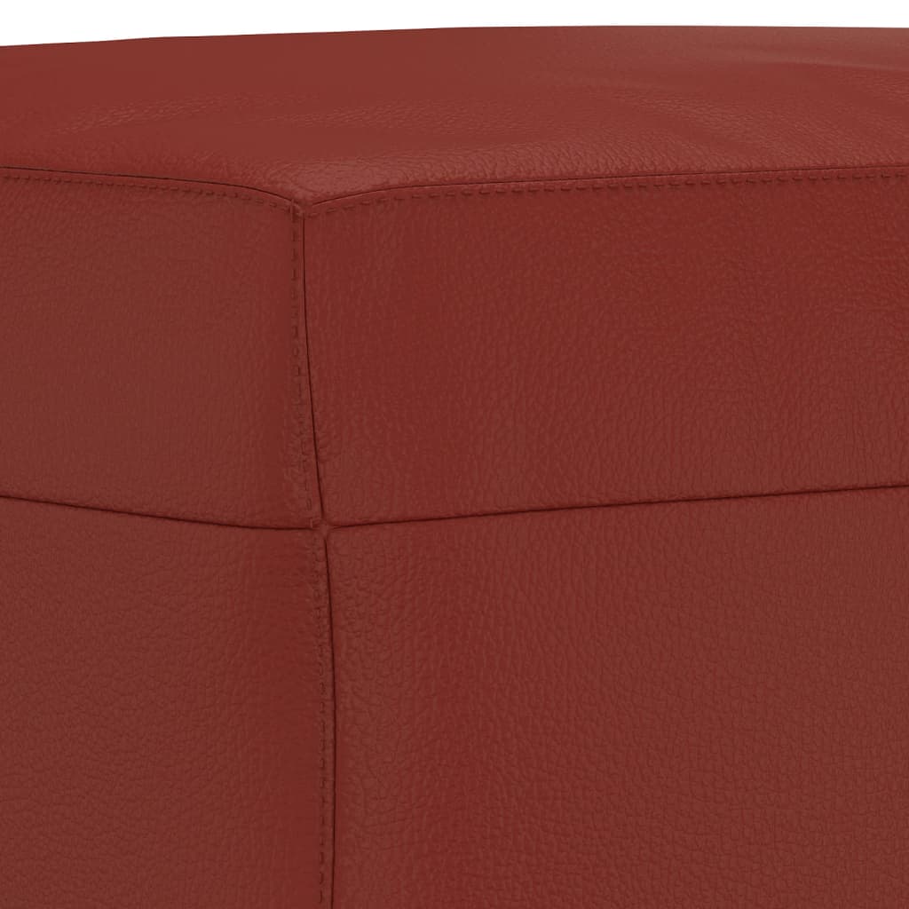 Panca Rosso Vino 100x35x41 cm in Similpelle cod mxl 64923