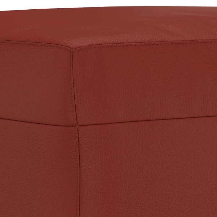 Panca Rosso Vino 100x35x41 cm in Similpelle cod mxl 64923