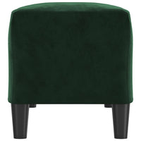 Panca Verde Scuro 100x35x41 cm in Velluto