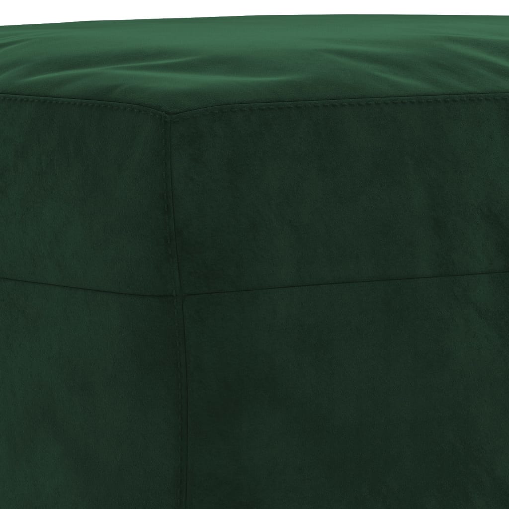 Panca Verde Scuro 100x35x41 cm in Velluto
