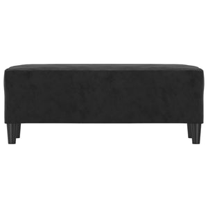 Panca Nero 100x35x41 cm in Velluto cod mxl 72500