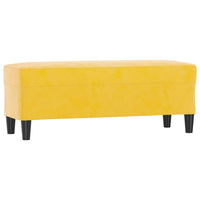 Panca giallo 100x35x41 cm in Velluto 349427