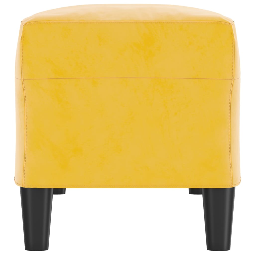 Panca giallo 100x35x41 cm in Velluto 349427