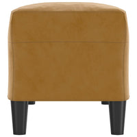 Panca marrone 100x35x41 cm in Velluto cod mxl 66439