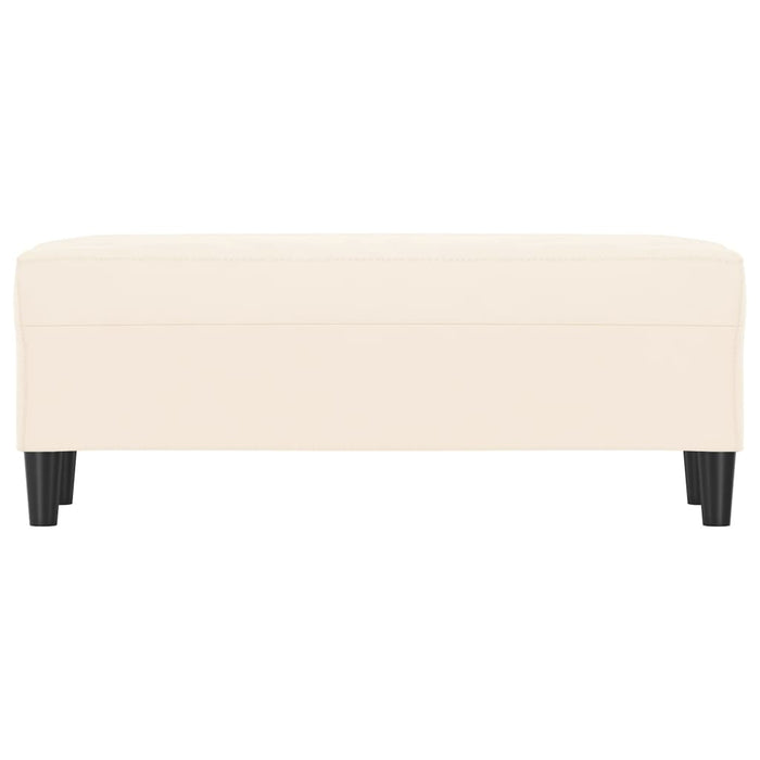 Panca crema 100x35x41 cm in Velluto 349429