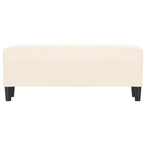 Panca 100 x 35 x 41 cm velluto crema 02_0010472