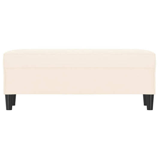 Panca 100 x 35 x 41 cm velluto crema 02_0010472