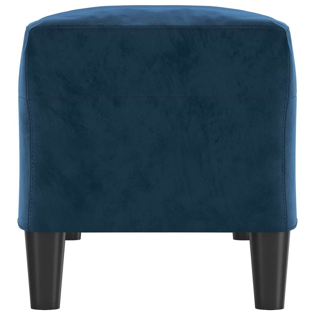 Panca Blu 100x35x41 cm in Velluto 349430