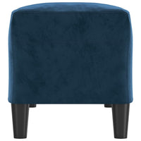 Panca Blu 100x35x41 cm in Velluto 349430