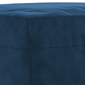Panca Blu 100x35x41 cm in Velluto