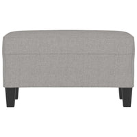 Panca Grigio chiaro 70x35x41 cm in Tessuto 349431