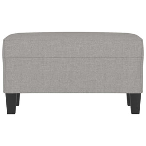 Panca Grigio chiaro 70x35x41 cm in Tessuto 349431