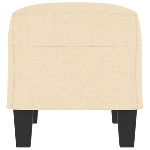 Panca crema 70x35x41 cm in Tessuto 349433