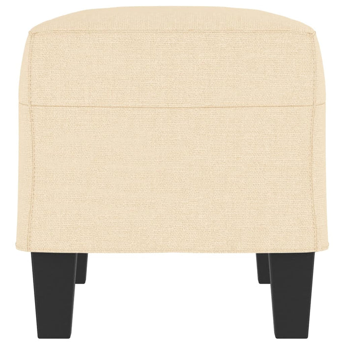 Panca crema 70x35x41 cm in Tessuto 349433