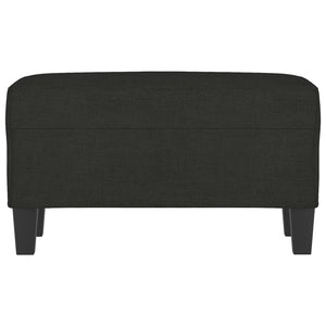 Panca Nero 70x35x41 cm in Tessuto 349435