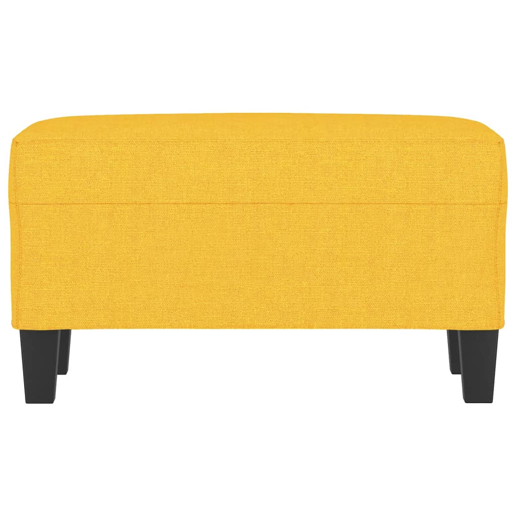 Panca Giallo Chiaro 70x35x41 cm in Tessuto 349436