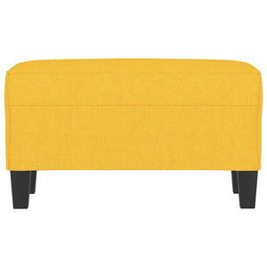 Panca Giallo Chiaro 70x35x41 cm in Tessuto 349436