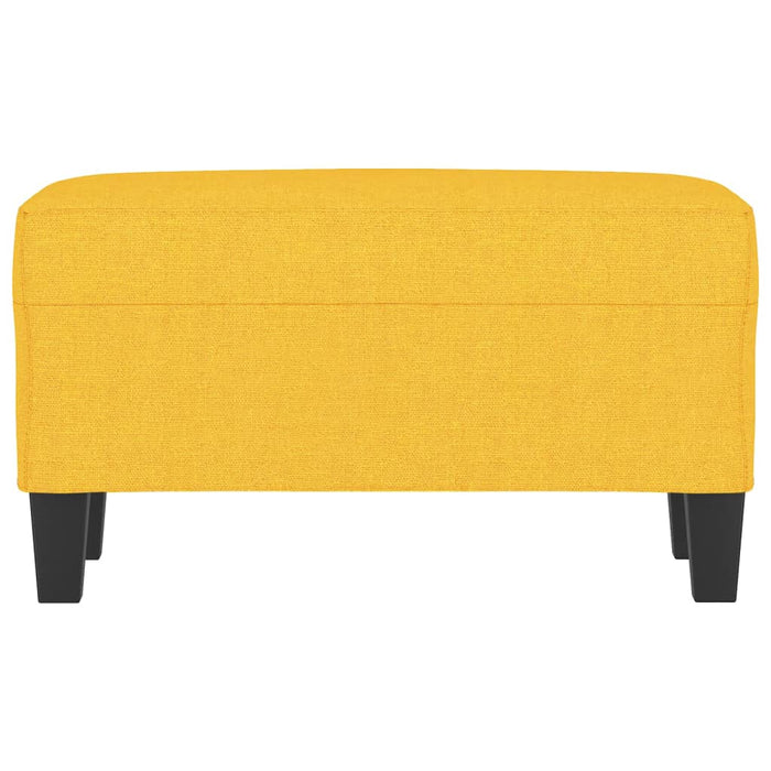 Panca Giallo Chiaro 70x35x41 cm in Tessuto 349436
