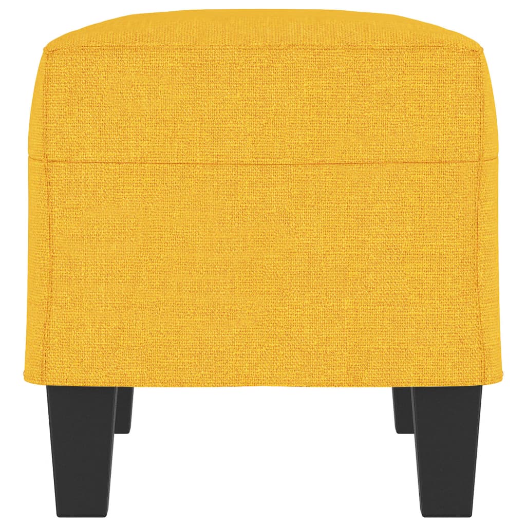 Panca Giallo Chiaro 70x35x41 cm in Tessuto 349436