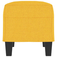 Panca Giallo Chiaro 70x35x41 cm in Tessuto 349436