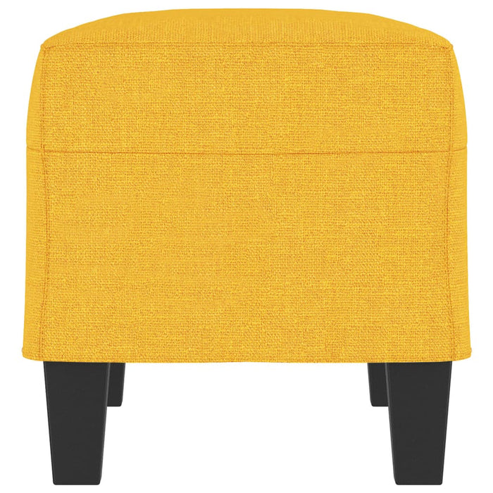 Panca Giallo Chiaro 70x35x41 cm in Tessuto 349436