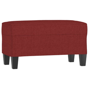 Panca Rosso Vino 70x35x41 cm in Tessuto 349437