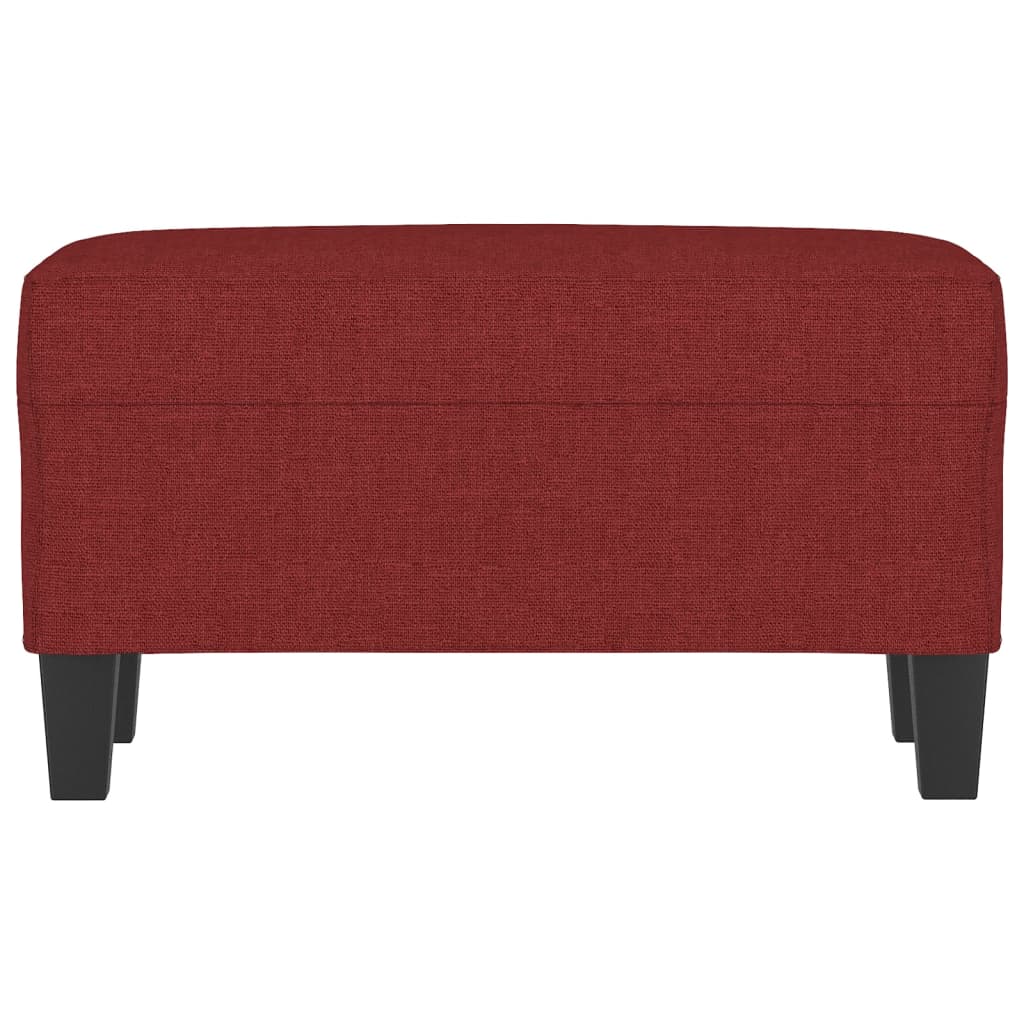 Panca Rosso Vino 70x35x41 cm in Tessuto 349437