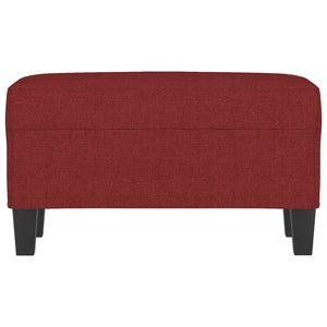Panca Rosso Vino 70x35x41 cm in Tessuto 349437