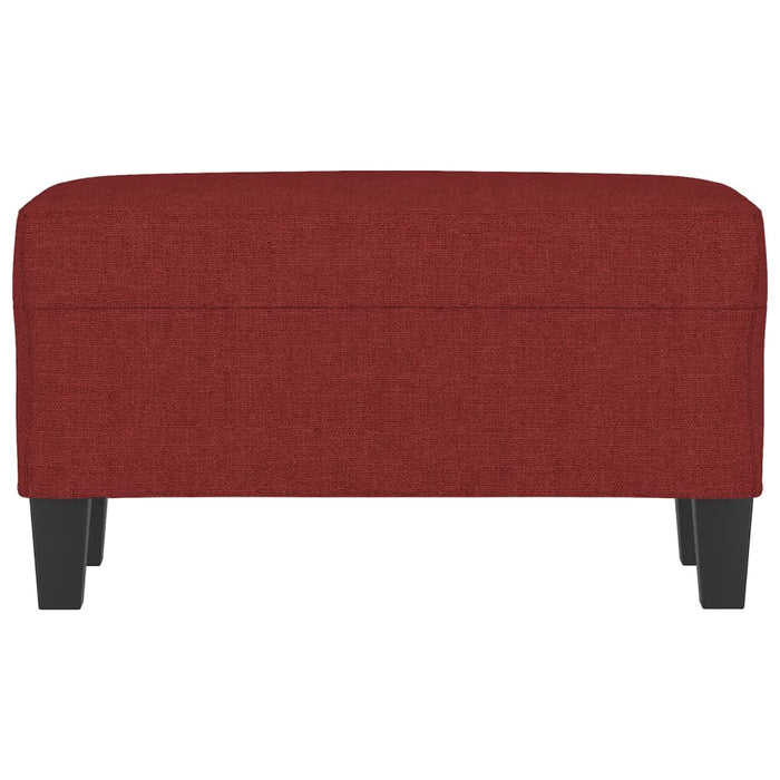 Panca Rosso Vino 70x35x41 cm in Tessuto 349437