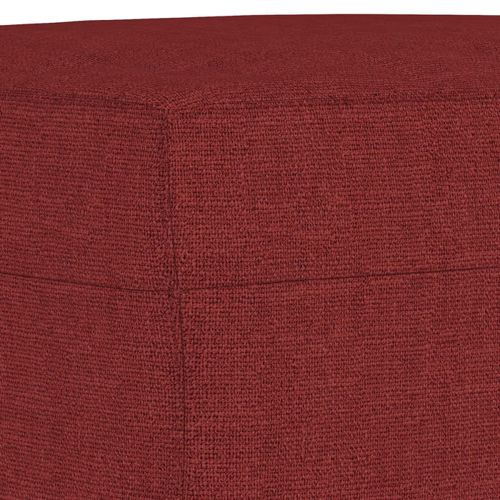 Panca Rosso Vino 70x35x41 cm in Tessuto 349437