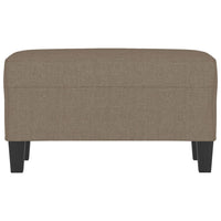 Panca tortora 70x35x41 cm in Tessuto 349438