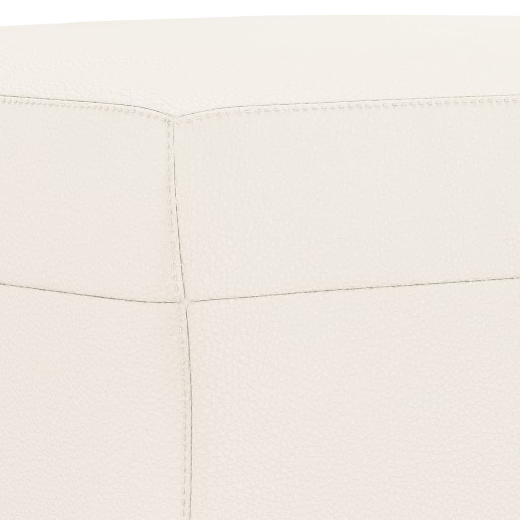 Panca Crema 70x35x41 cm in Similpelle cod mxl 61430