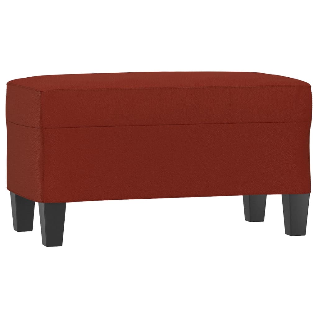 Panca Rosso Vino 70x35x41 cm in Similpelle cod mxl 60319