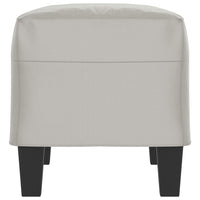 Panca Grigio Chiaro 70x35x41 cm in Microfibra cod mxl 60614