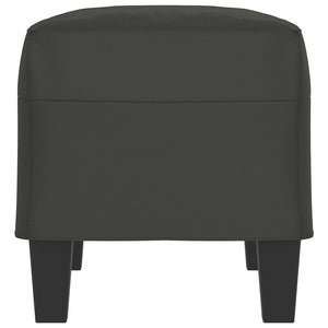 Panca grigio scuro 70x35x41 cm in Microfibra 349447