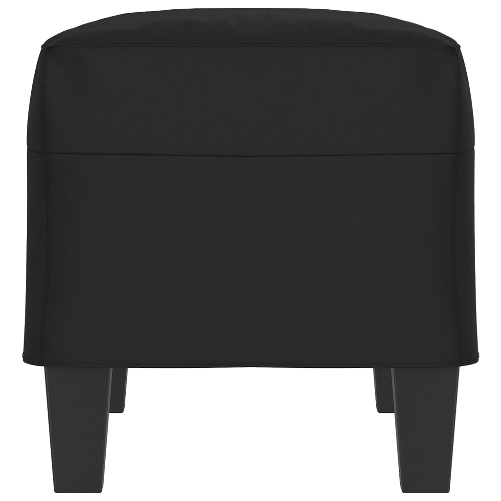 Panca Nera 70x35x41 cm in Microfibra cod mxl 60322