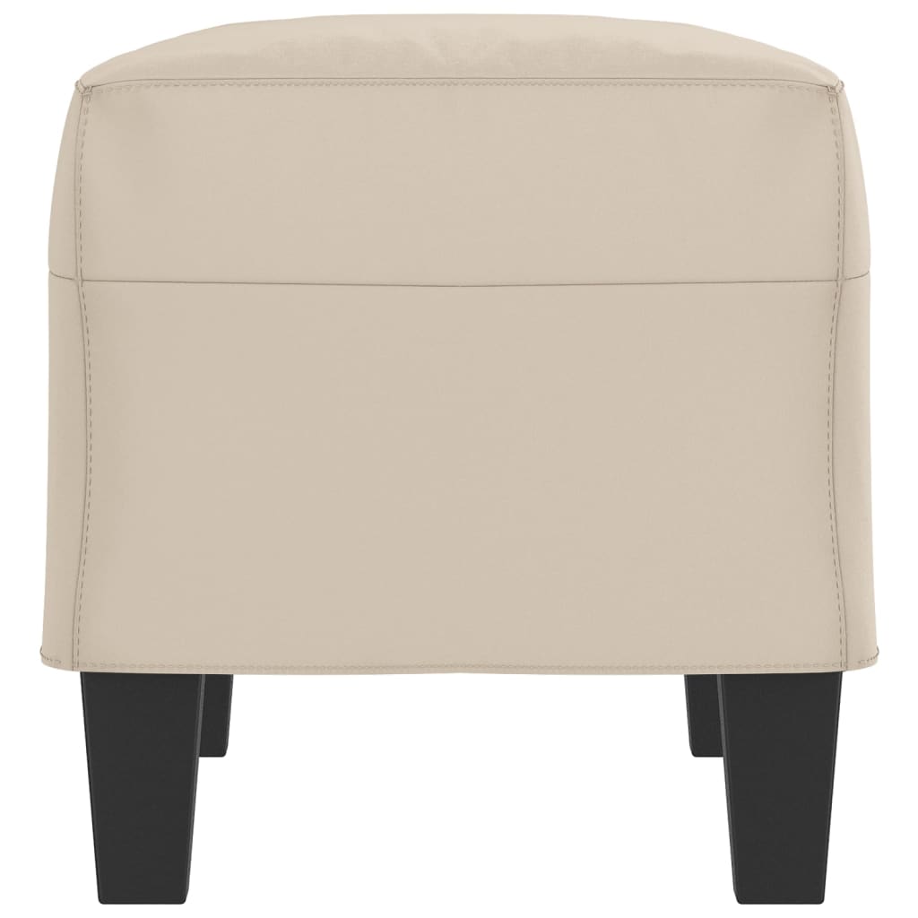 Panca crema 70x35x41 cm in Microfibra 349449