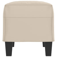 Panca crema 70x35x41 cm in Microfibra 349449