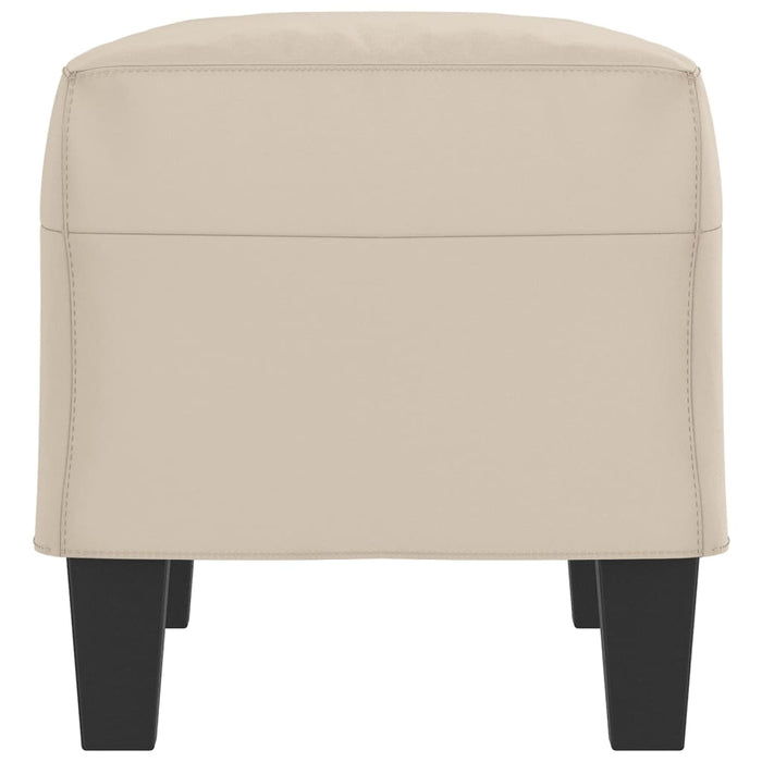 Panca crema 70x35x41 cm in Microfibra 349449