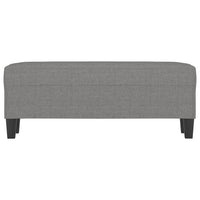 Panca Grigio Scuro 100x35x41 cm in Tessuto
