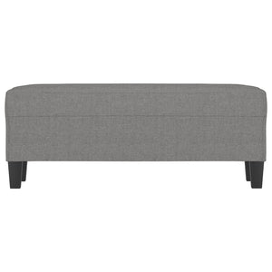 Panca Grigio Scuro 100x35x41 cm in Tessuto