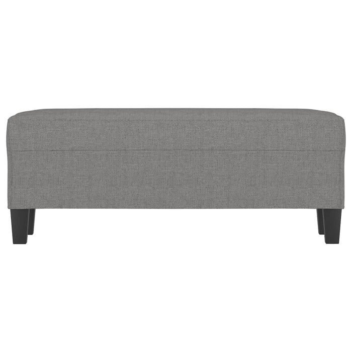 Panca Grigio Scuro 100x35x41 cm in Tessuto